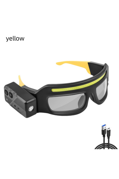 Choice yellow New XTE Multifunctional Glasses Light with Type-C Charging, War...