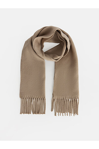 LC Waikiki Lcw Accessories Beige Plain Men's Scarf with Nevavm Difference