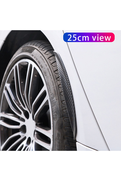 Choice Pair 25cm Multi Size Carbon Fiber Patterned Car Wheels Tire Arches Gen...