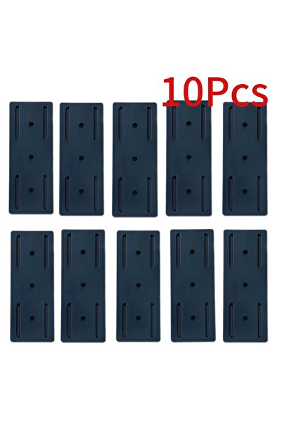 Choice blue-10pcs 1/3/5/8/10PCS Self-Adhesive Desktop Socket Fixer Hanging Po...