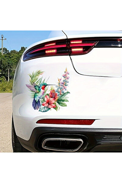 Choice 1pc Very Beautiful Hummingbird Car Sticker Suitable For Cars, Motorcyc...