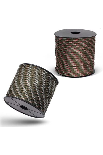 Generic 2-Pack1000lb Camouflage Nylon Rope Cord, 12 Strand, 50m, Heavy Duty U...