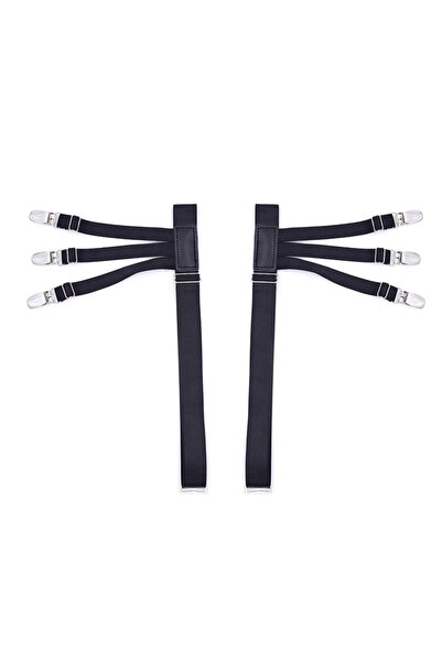 Choice Style B Men's Shirt Stays Adjustable Elastic Shirt Tuckers Garters Shi...