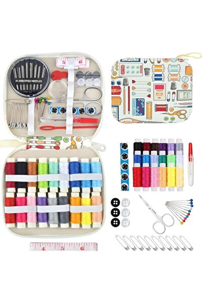 KASTWAVE Sewing Kit for Adults, Kids, Beginner, Traveler, Portable Sewing Sup...