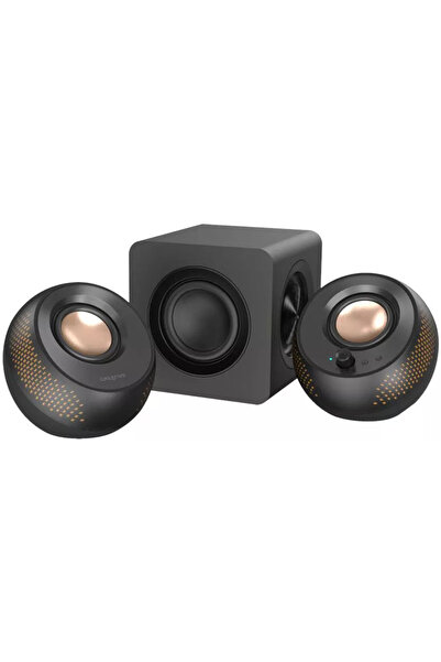 CREATIVE Boxe 2.1 PEBBLE X Plus Bluetooth 5.3 Iluminare RGB Aux USB-C 30W RMS