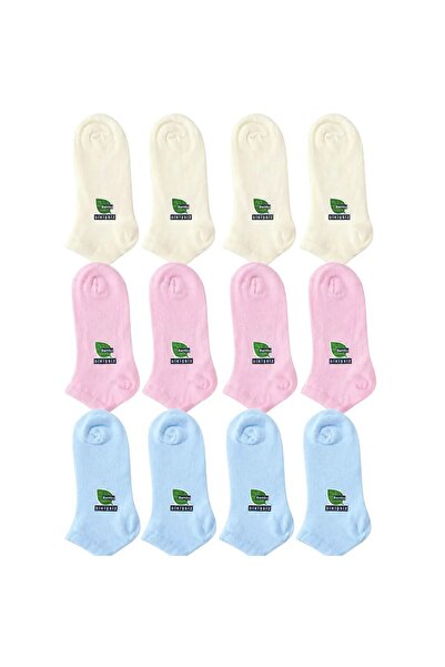 Şerife Hanım Women's Bamboo Seamless Booties Socks 12-Pack |   Breathable Moi...