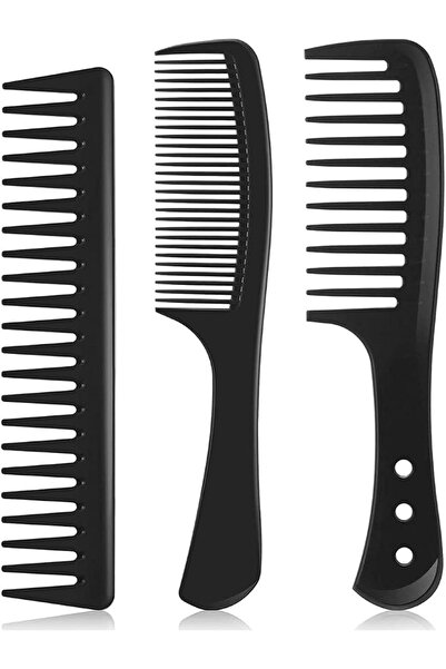 X SPRING Hair Comb, 3-Piece Wide Tooth Detangling Comb Set with Anti-Static C...