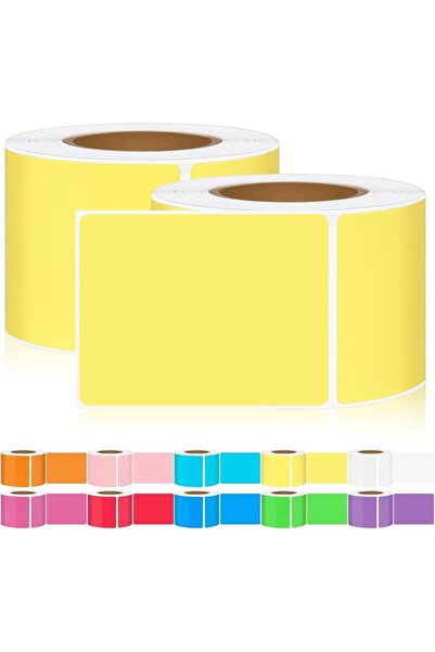 GENERAL 2 Rolls Rectangle Thermal Labels Self Adhesive Labels Stickers 2" x 2...