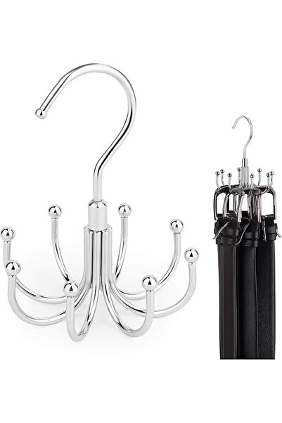 Yelajoy Rotatable Belt Hanger - 24 Capacity Closet Organizer Rack | Swivel St...