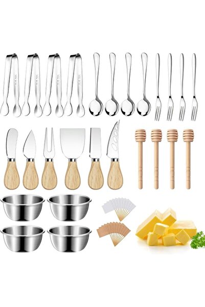 Yelajoy 46pcs Charcuterie Boards Accessories，Charcuterie Utensils，Cheese Butt...