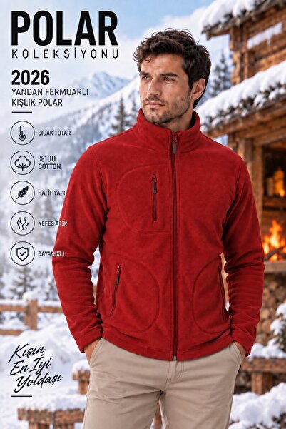 EREN STYLE Winter Fleece with Zipper Pocket