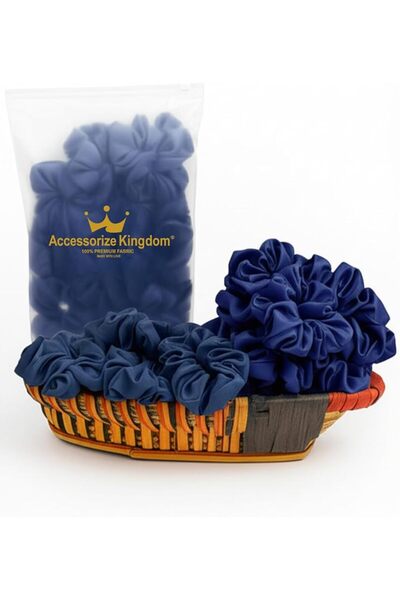 Accessorize Kingdom Premium Hair Scrunchie for Women| Scrunchies for Girls | ...