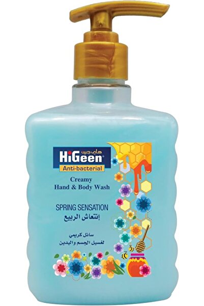 higeen غسول اليدين والجسم الكريمي برائحة الربيع 500 مل
