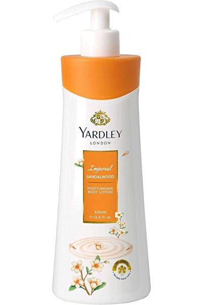 YARDLEY لوشن الجسم بالصندل الإمبراطوري للترطيب، بخلاصة الزهور الطبيعية، كريمي...