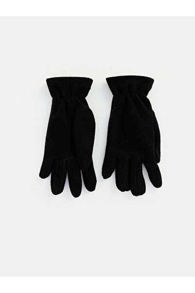 LC Waikiki Lcw Accessories Black Plain Boys' Gloves with Nevavm Difference