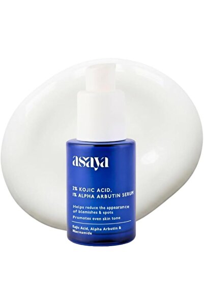 Asaya 2% Kojic Acid + 1% Alpha Arbutin Face Serum | Advanced Brightening & Pi...