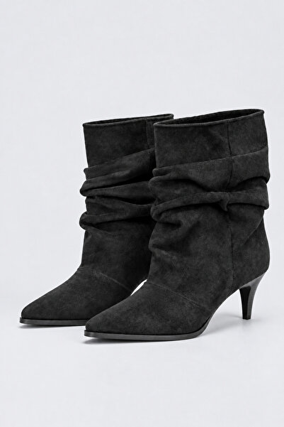 Aktaş Store Slouchy Stiletto Topuklu Bot