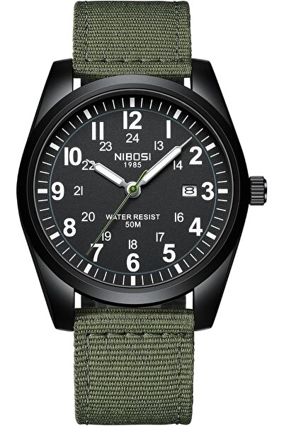 GENERAL Watch for Men Nibosi Brand Green Military Watches for Fashion Men Wat...