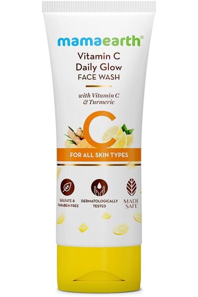 Mamaearth Vitamin C Daily Glow Face Wash With Vitamin C, Turmeric & Aloe Vera...