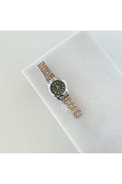 Vesce Atelier Esli Gold Silver Watch Green