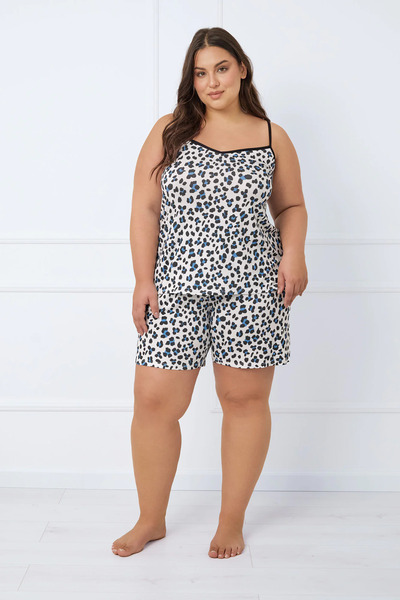 Other Pijamale de damă cu bretele subțiri și pantaloni scurți Savanna XL