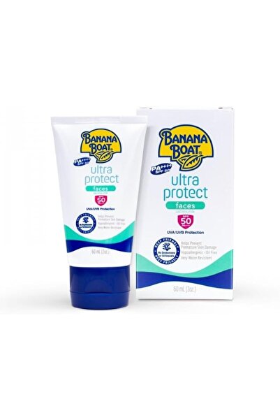 Banana Boat لوشن الحماية من أشعة الشمس Ultra Protect Faces SPF 50، 60 مل