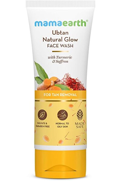 Mamaearth Ubtan Face Wash for Tan Removal | With Turmeric, Saffron & Coconut ...