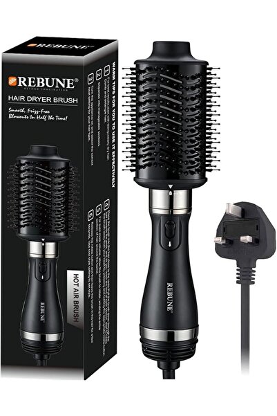 rebune 1200 Watts Hair Dryer Brush 5-In-1 Hair Styler Hot Air Styler Straight...