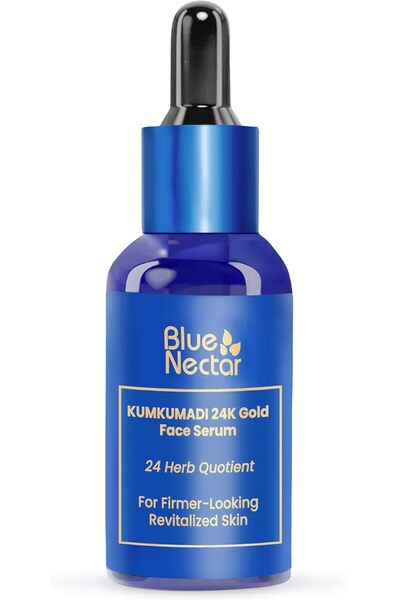Blue Nectar سيروم الذهب عيار 24 قيراط لبشرة متوهجة |   سيروم زيت الكومكامادي ...