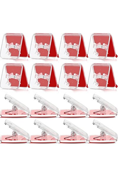 Yelajoy 16 PCS Adhesive Wall Clips, Sticky Poster Hangers to Display Photos, ...