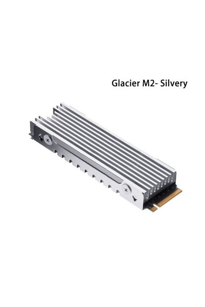Choice مشتت حراري Glacier M2-Sliver FinalCool لـ SSD M.2 2280، مشتت حراري مزد...
