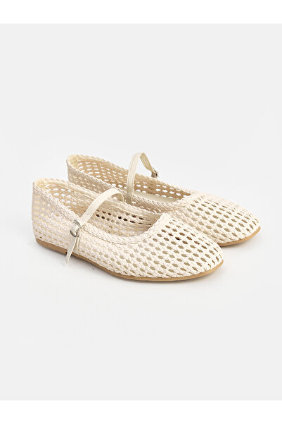 LC Waikiki Alita City Lcw Steps Beige Women's Flat Shoes with a Difference