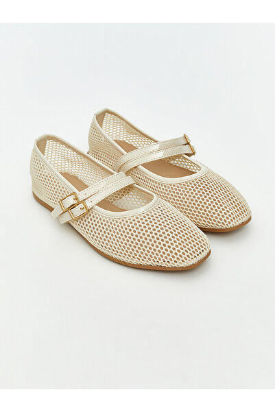 LC Waikiki Alita City Lcw Steps Beige Women's Flat Shoes with a Difference