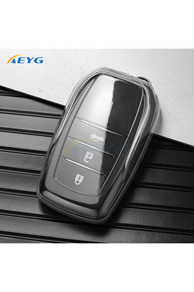 Choice غطاء مفتاح سيارة من مادة TPU باللون الأبيض لسيارة تويوتا كورولا SE 202...