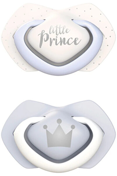 CANPOL Σιλικονούχες Πιπίλες 6-18Μ 2τμχ Royal Baby Boy 5903407993515
