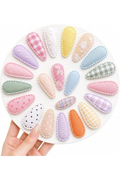 GENERAL Toddler Hair Clips, 20PCS Mini Snap Barrettes, 10 Vibrant Colors, Stu...