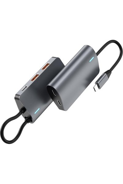 KASTWAVE موزع USB 3.2 من الجيل الثاني بسرعة 5 جيجابت في الثانية، مزود بمنفذي ...