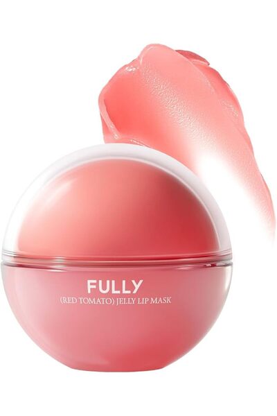 FULLY Red Tomato Jelly Lip Sleeping Mask, Korean Lip Balm for Dry, Chapped Li...