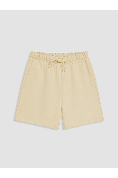 LC Waikiki Two Mt Shop Quality Lcw Kids Beige 2 Thread Plain Standard & Regul...