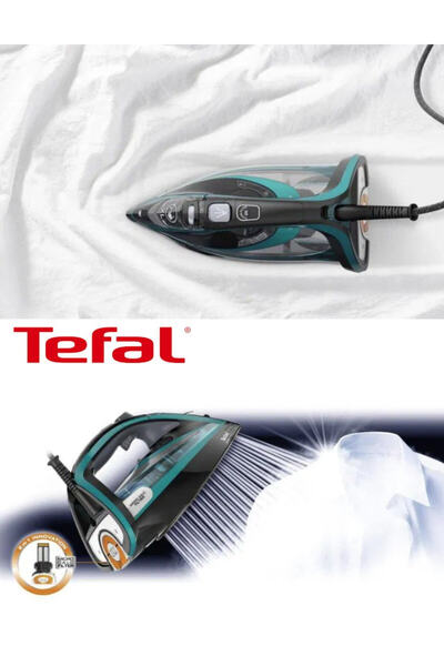 TEFAL Ultimate Pure-3200 W Kireç Avcısı Buharlı Ütü Micro-Calc Filter teknolojisi+ Anti-drip & dikey
