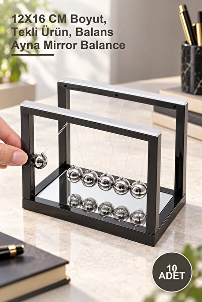10 Adet Aynalı Denge Balans – 12X16 CM Boyut, Tekli Ürün, Balans Ayna Mirror Balance