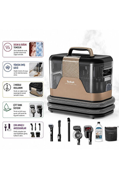 Clean It Halı ve Koltuk Yıkama Makinesi 1150W 2.3L HEPA Filtreli
