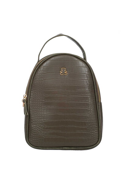 Lulu Castagnette Rucsac de damă Umbert Croco Kaki
