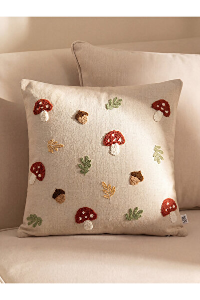 LC Waikiki Lcw Home Mixed Embroidered 45X45 cm Cushion Cover with Nevavm Diff...