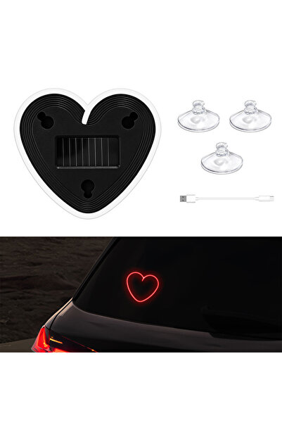 Choice red Universal Solar Atmosphere Light Heart-shaped Dynamic Gradient LED...