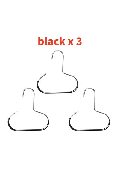 Choice black-3pcs 1/2/3/5pcs Circle Ring Hat Hanger Non-marking Non-slip Hat ...