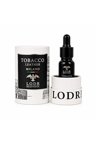 LODR BEAUTIFUL Tobacco Leather Milano Oil - Oriental Woody Fragrance, 10 ml