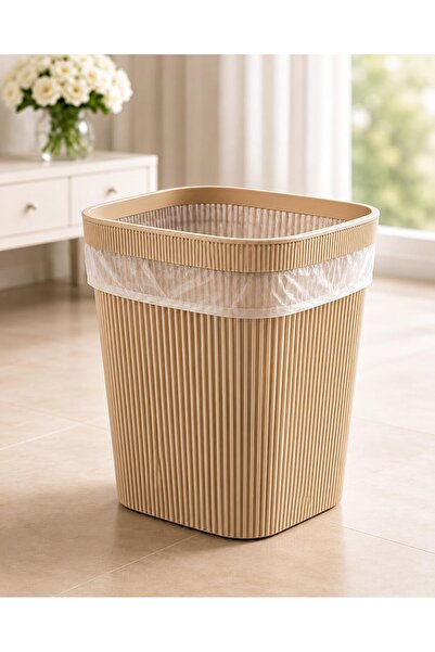 Arabest Plastic Elegant Waste Bin, 10L Capacity, Versatile Design for Bedroom...