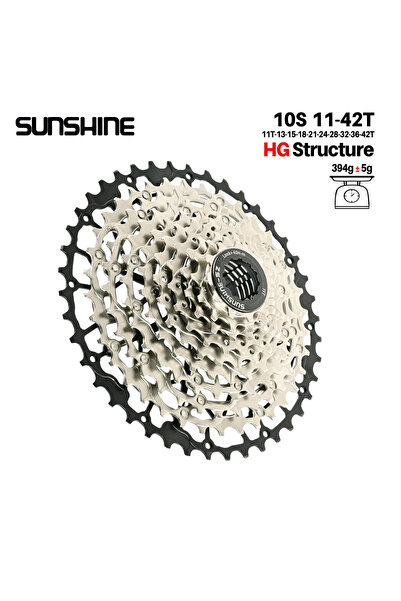 Choice 10 Speed 11T-42T SUNSHINE Ultralight Bicycle Cassette Freewheel Carbon...