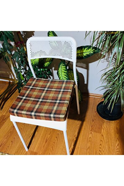 Bahçe Balkon Sandalye Minderi 6lü set 36*36*5 cm Fermuarlı